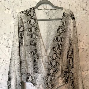 2XL Snakeskin bodysuit